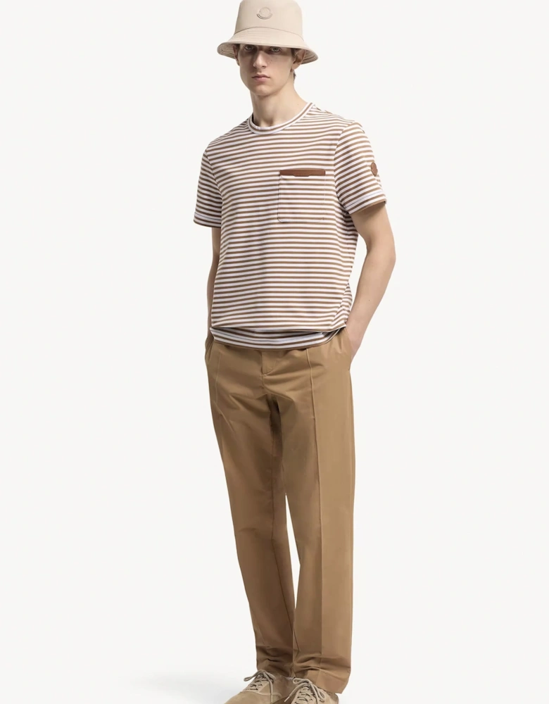 POCKET STRIPE T SHIRT
