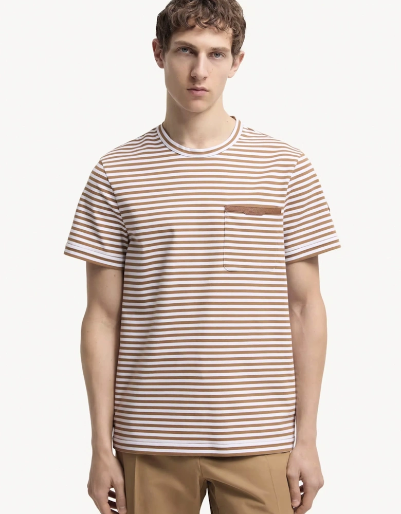 POCKET STRIPE T SHIRT