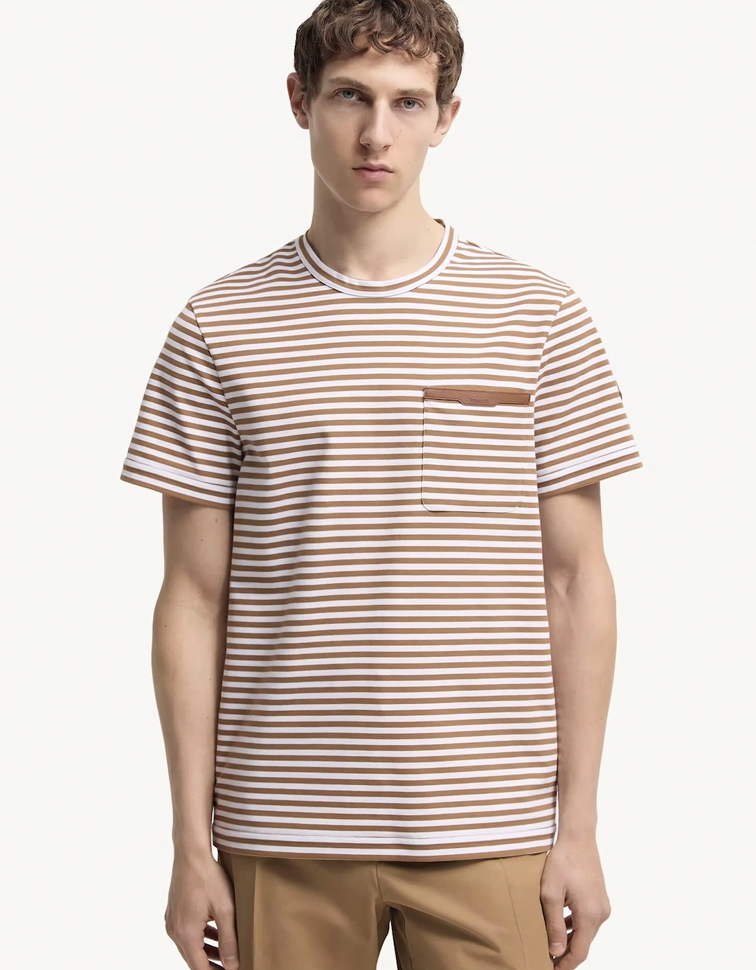 POCKET STRIPE T SHIRT