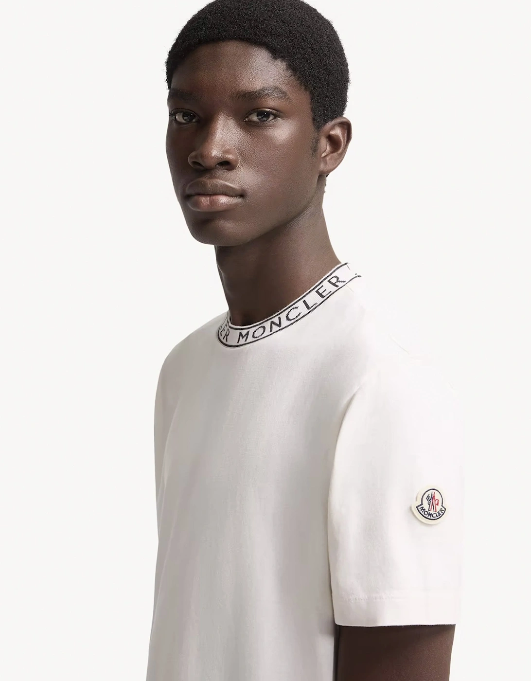 BRANDED NECK T SHIRT