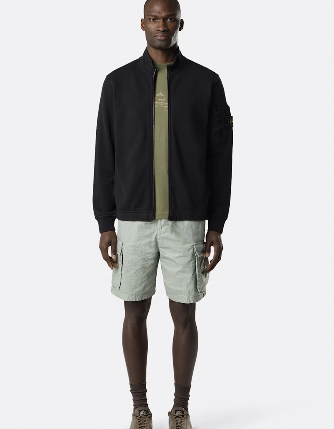 S0410 Zip Sweatshirt Black