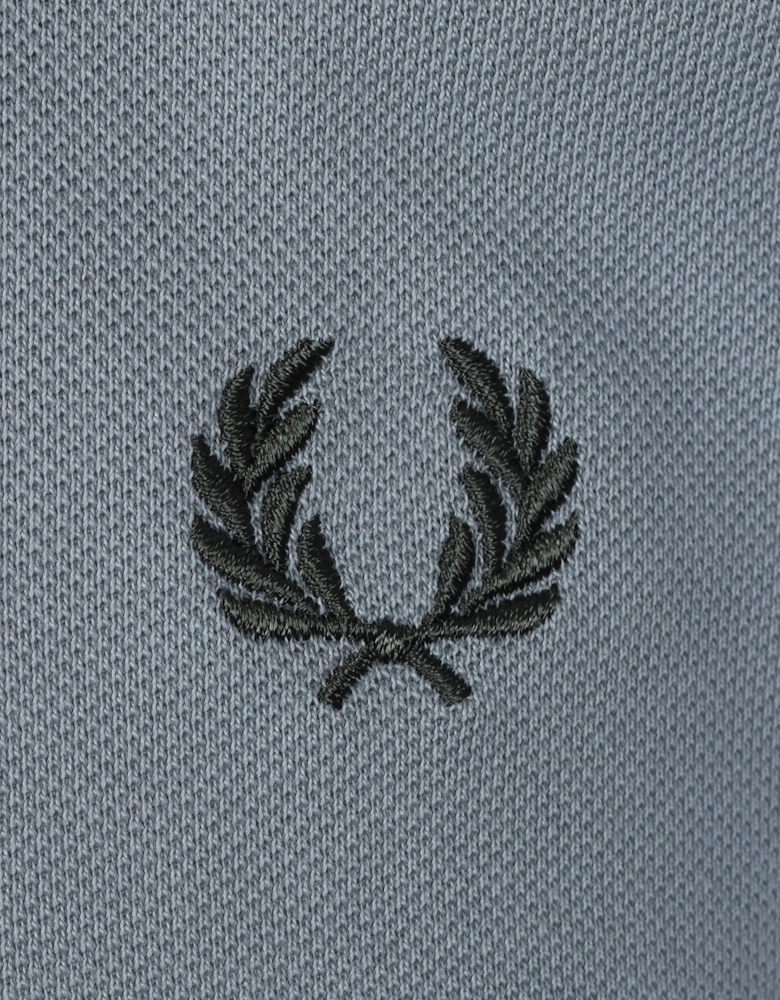 TWIN TIPPED CUFFED T-SHIRT STOCKPORT BLUE