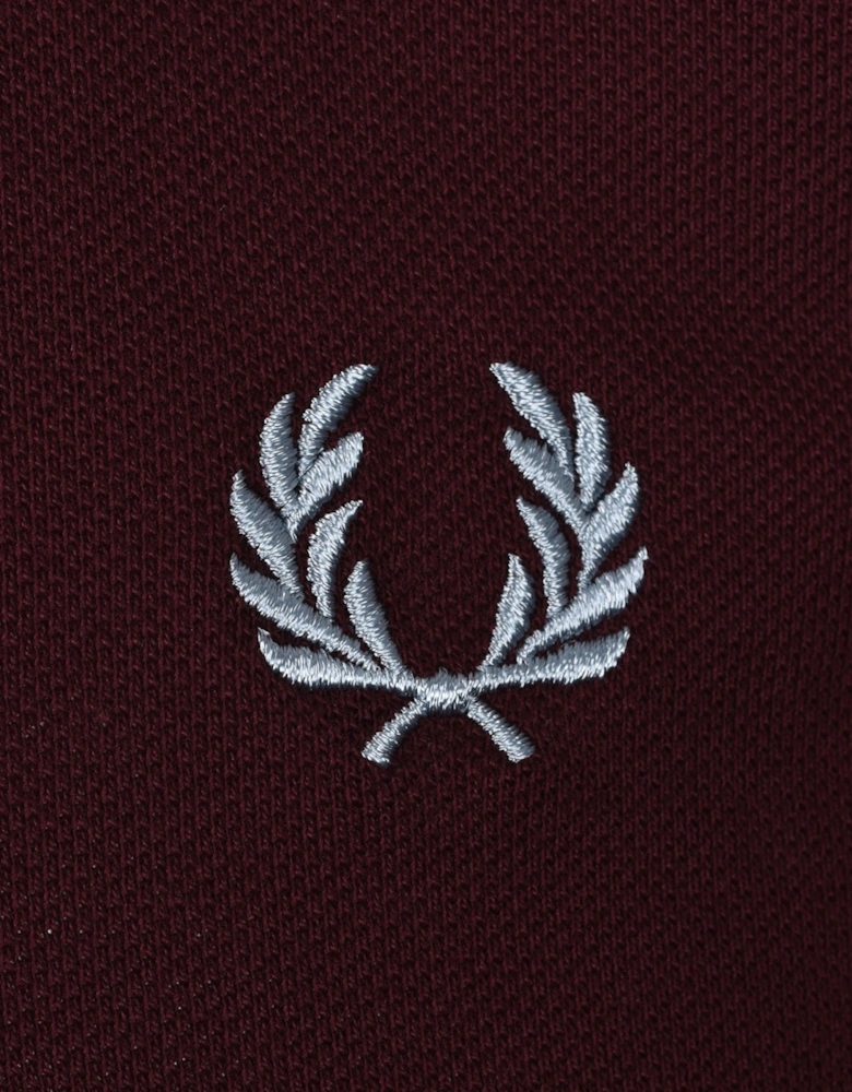 TWIN TIPPED CUFFED T-SHIRT OXBLOOD