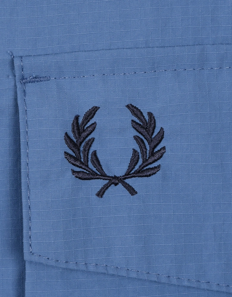 RIPSTOP POCKET OVERSHIRT ACE BLUE