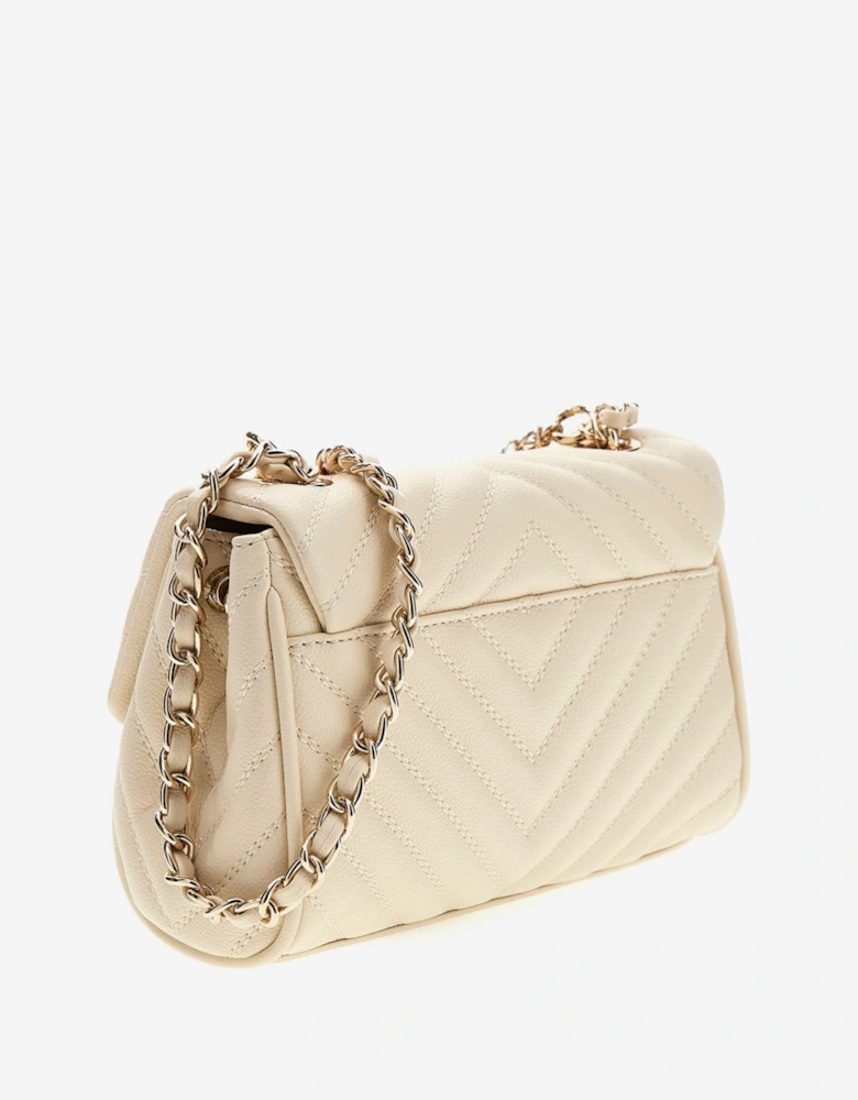 Girls Crossbody Flap Bag in Beige (18.7cm)