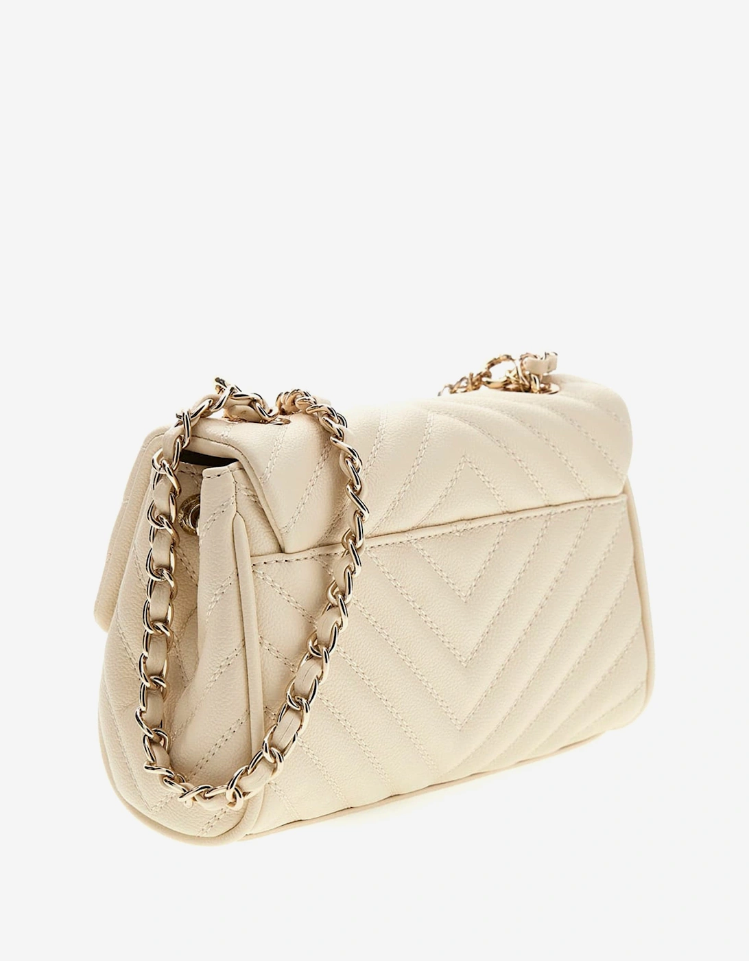 Girls Crossbody Flap Bag in Beige (18.7cm)