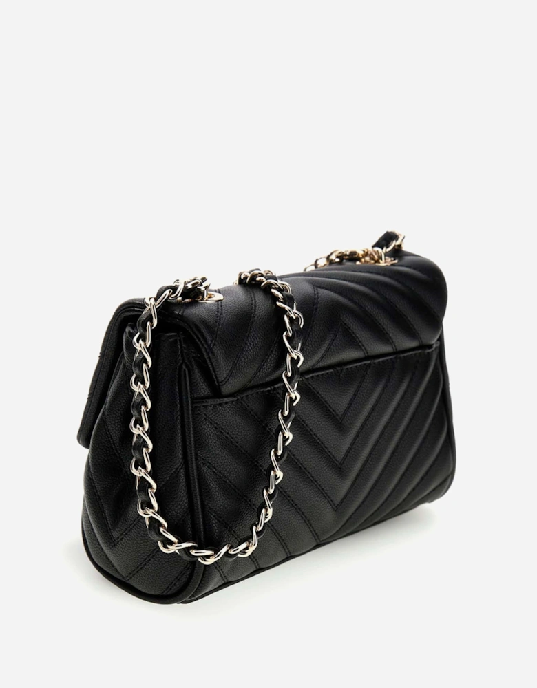 Girls Crossbody Flap Bag in Black (18.7cm)