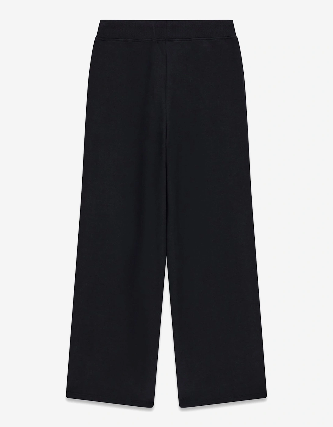 Girls French Terry Palazzo Pants in Black