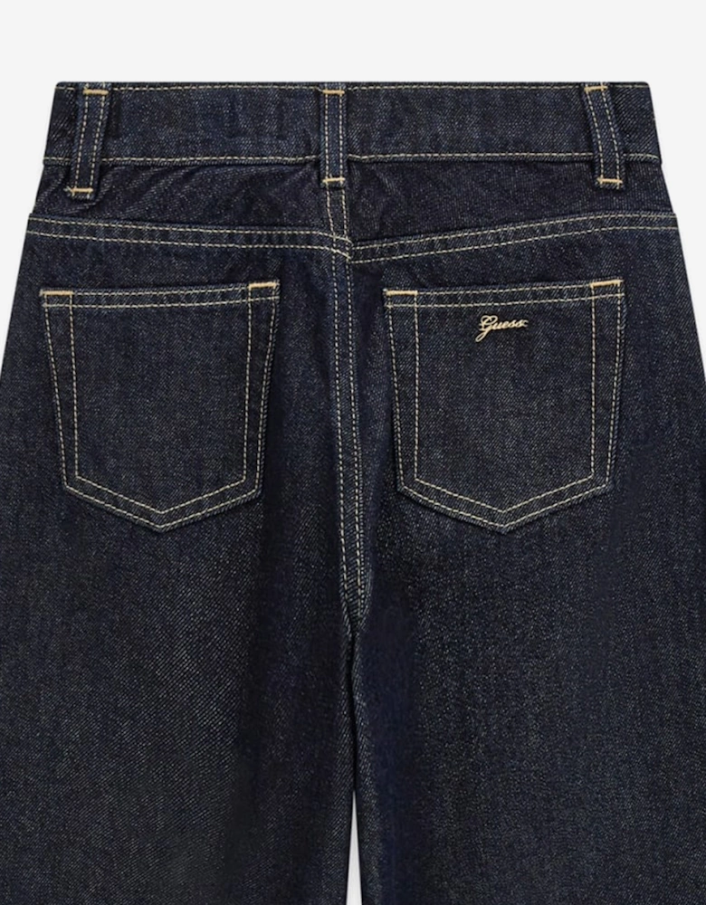 Girls Palazzo Jeans in Blue