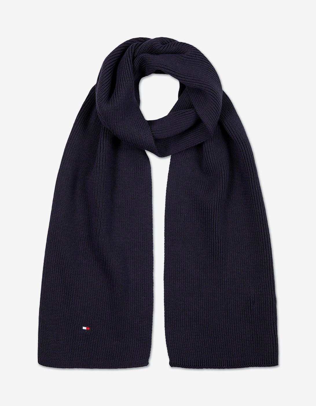Kids Small Flag Beanie & Scarf Set in Navy