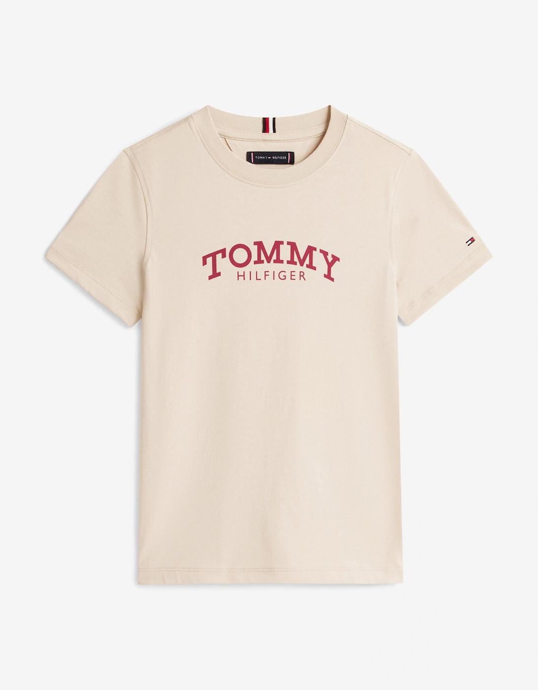 Boys Monotype Print Graphic T-Shirt in Beige, 6 of 5