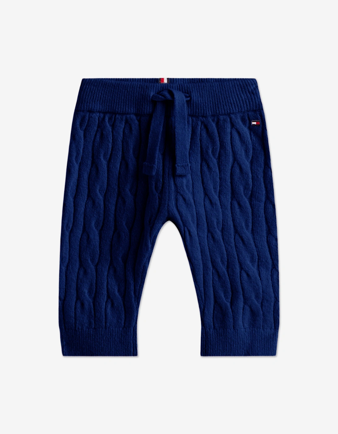 Baby Boys Cable Knit Trouser Set in Navy