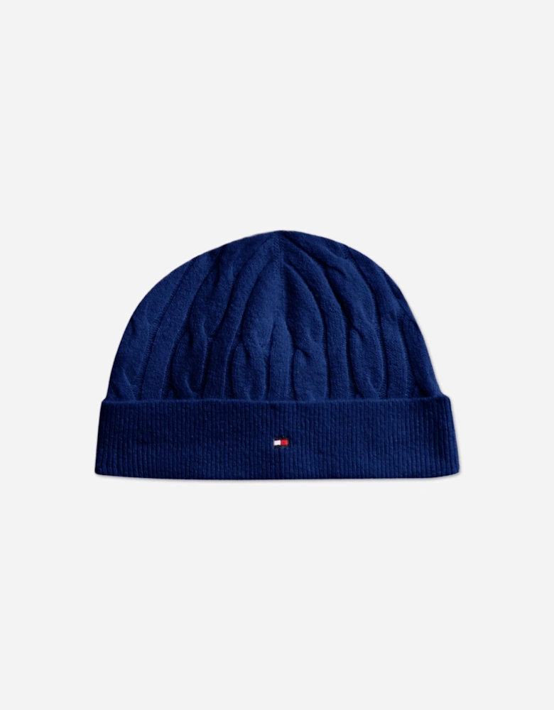 Baby Boys Cable Knit Trouser Set in Navy