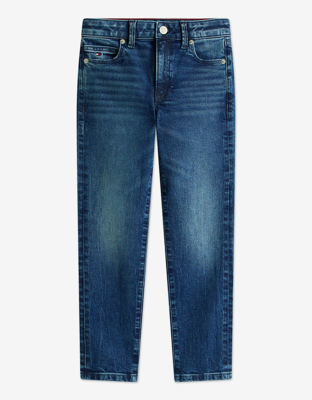 Tommy Hilfiger Boys Navy 'S Straight Fit Jeans In  12 Years Size 12 Yrs Kids