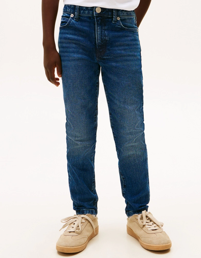 Boys Straight Fit Jeans in Blue