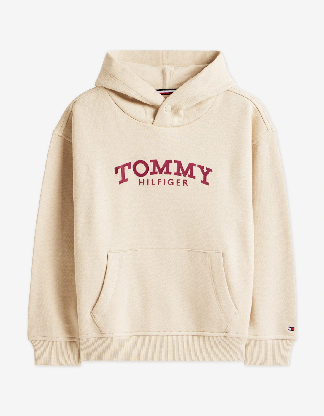 Tommy Hilfiger Boys Cream Monotype Print Hoodie In Beige  4 Years Size 4 Yrs Kids