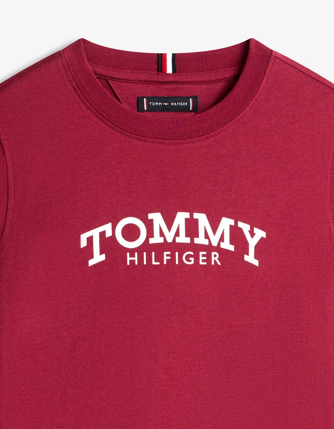 Boys Monotype Print Graphic T-Shirt in Red