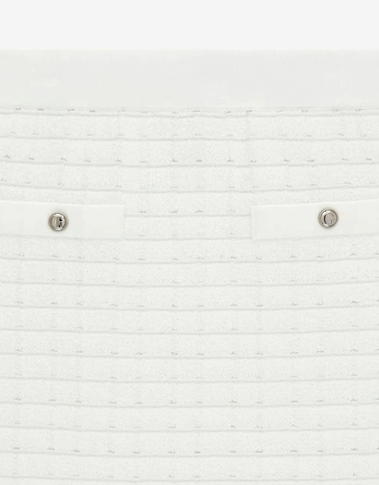 Girls Sweater Skirt in White