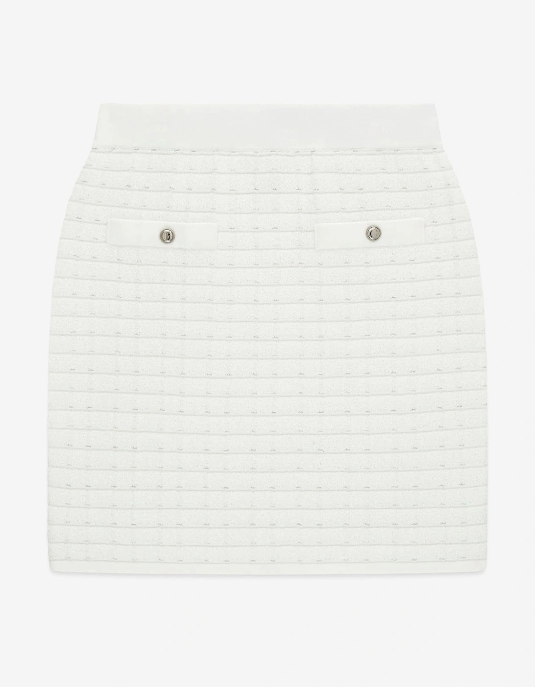 Girls Sweater Skirt in White, 5 of 4