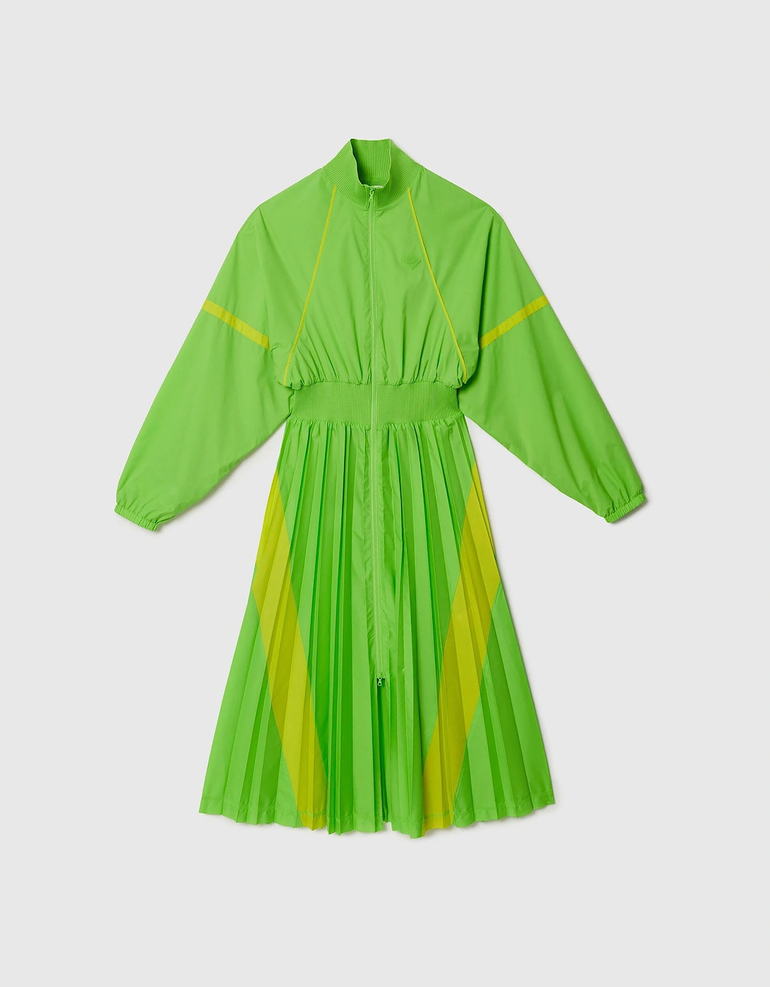 Pleated Colour-Block Sweatshirt Dress, 5 of 4