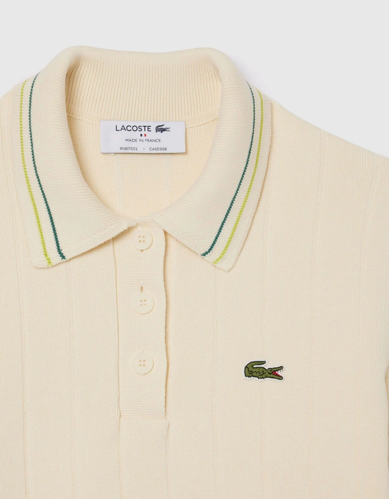 Ribbed Polo Shirt