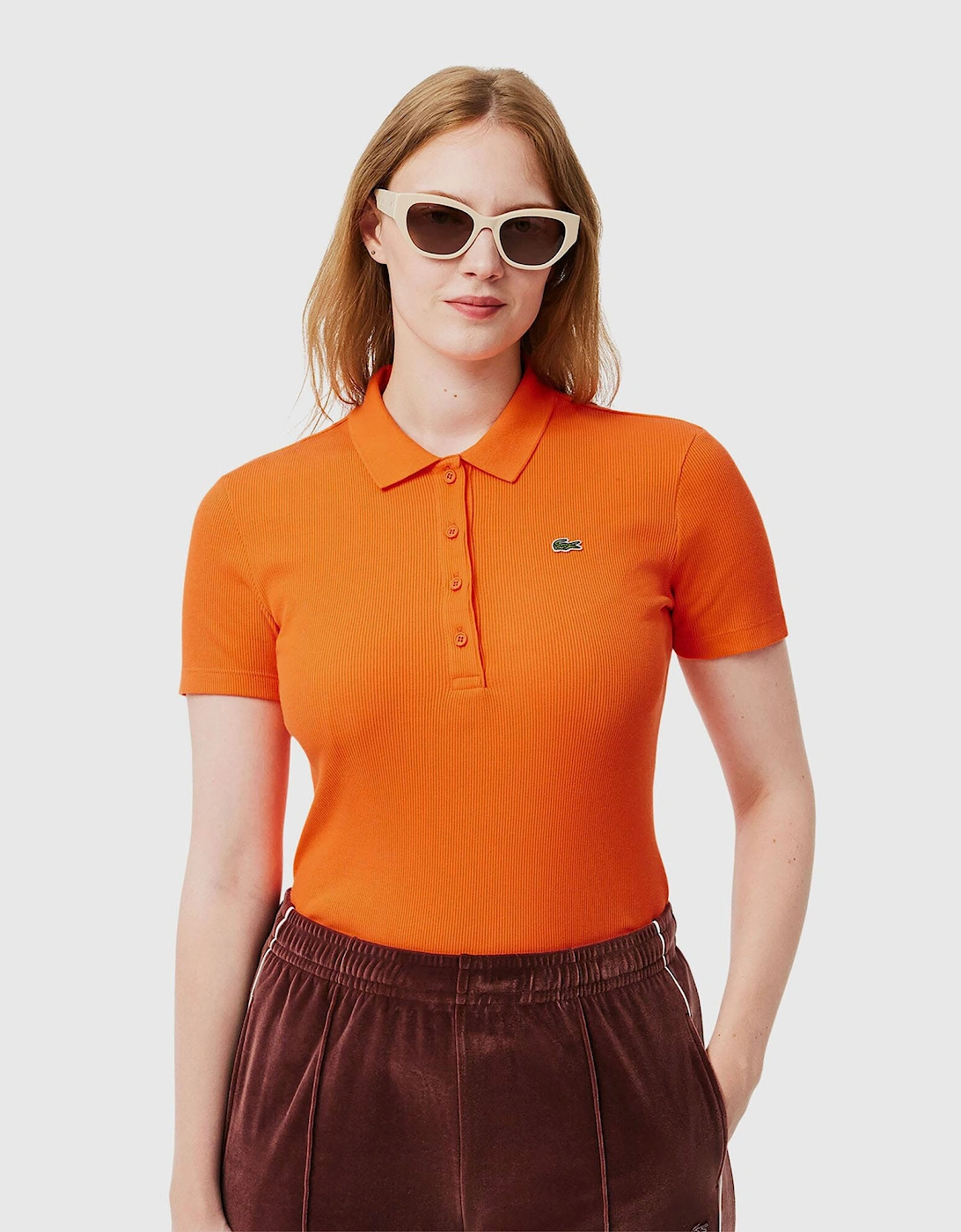 Slim-Fit L.12.D Ribbed Cotton Polo Shirt