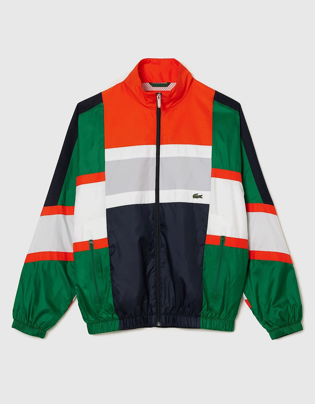 Mixed Material Colour Block Sportsuit Jacket, 6 of 5