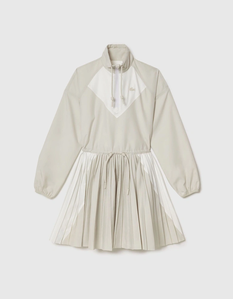 Long Sleeve Colour-Block Dress