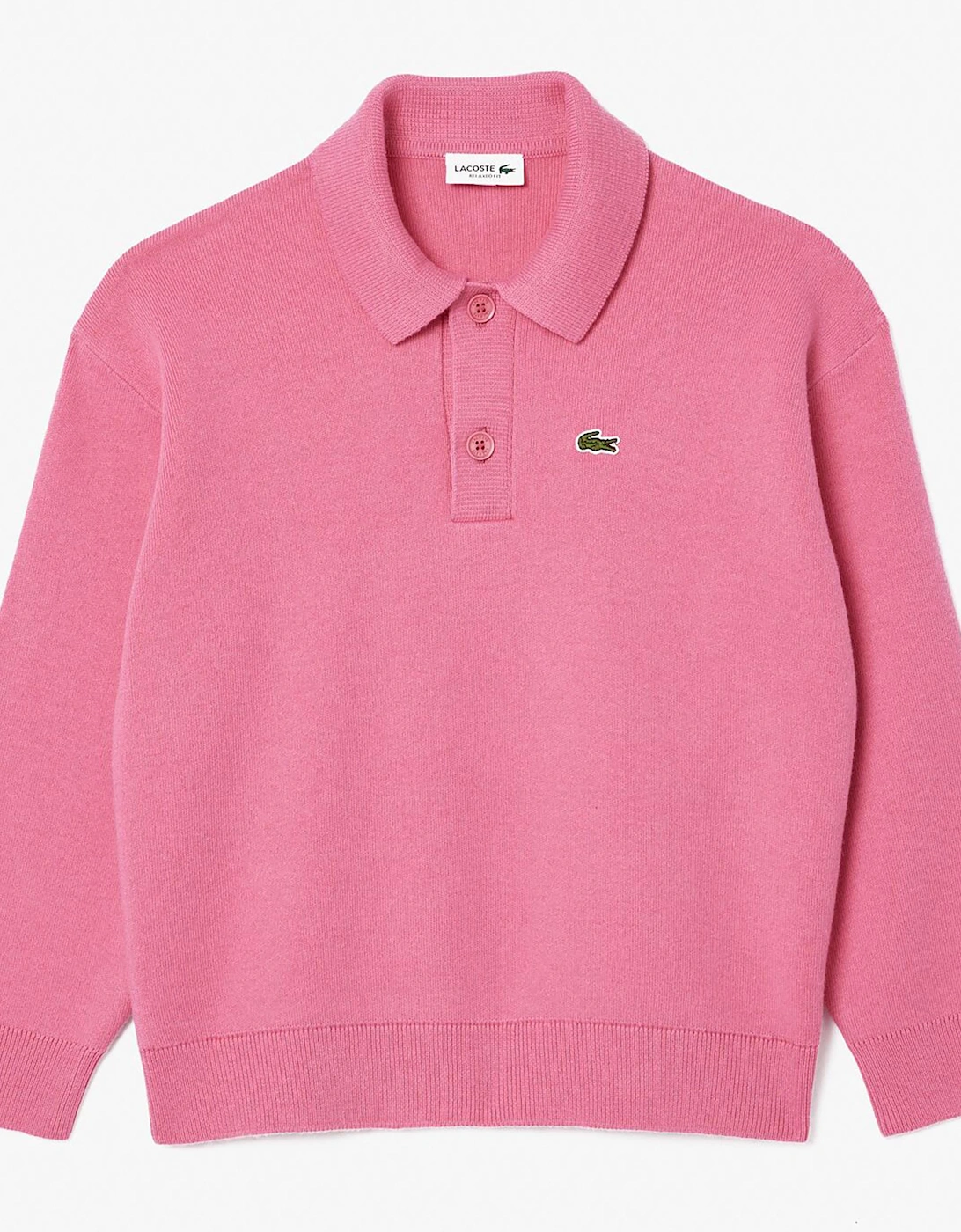 Juniors Long Sleeve Polo Shirt, 2 of 1