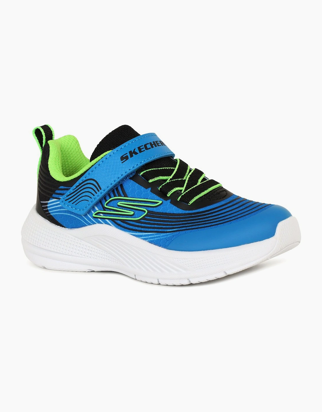 Skechers Boys Blue 'S Microspec Advance Infant Trainers - Size: F (Standard)/7.5 Kids