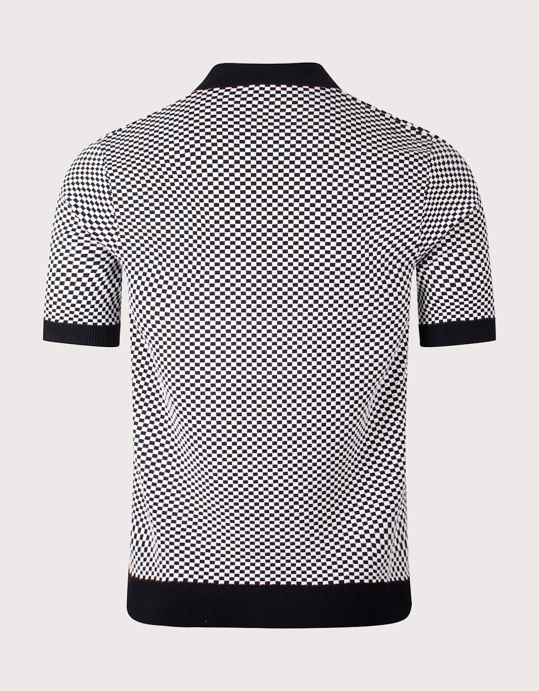 Chequerboard Button Through Shirt