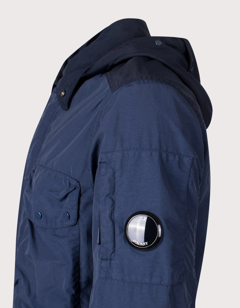 Flatt Nylon Mixed Goggle Overshirt