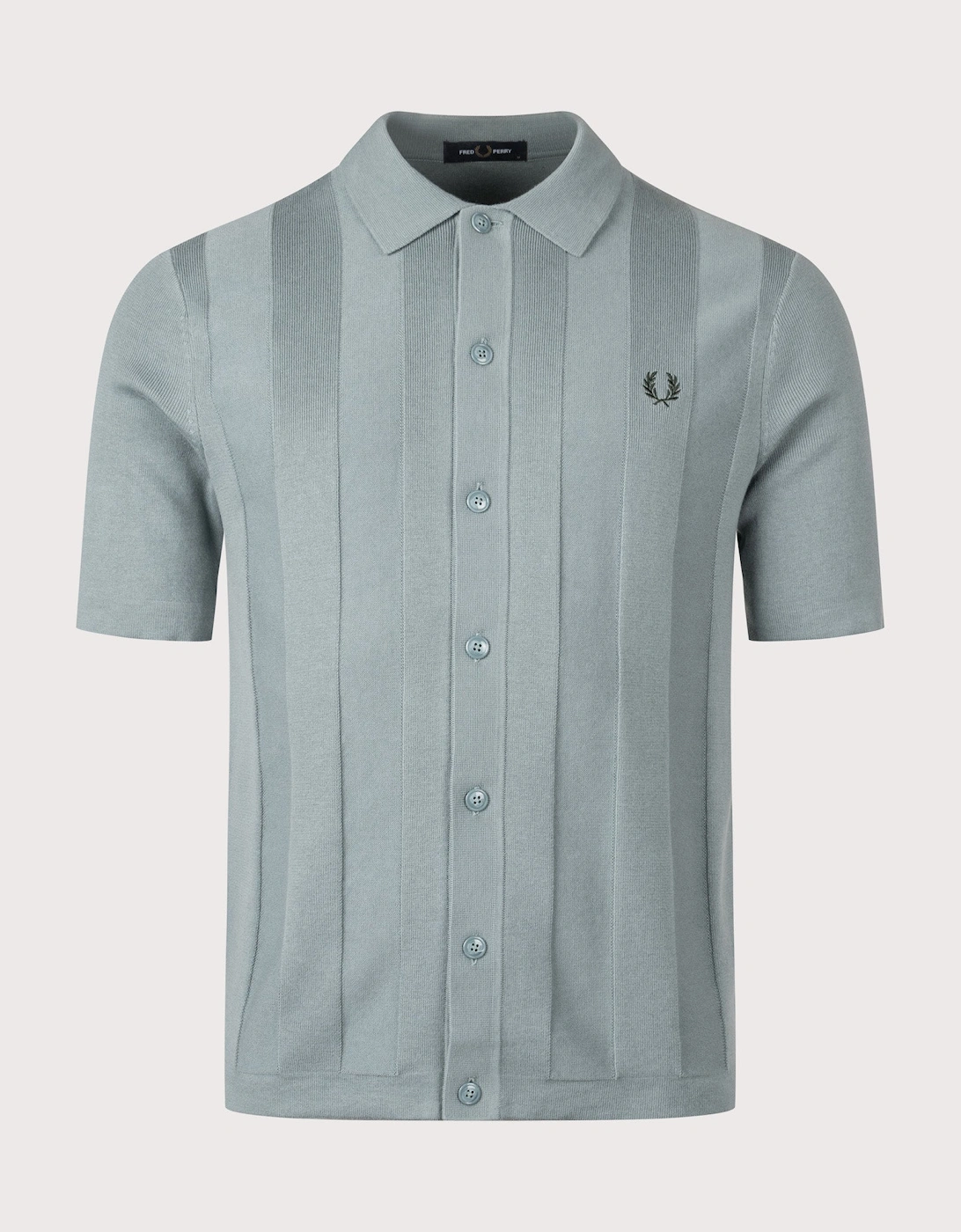 Tonal Vertical Stripe Knitted Shirt, 4 of 3