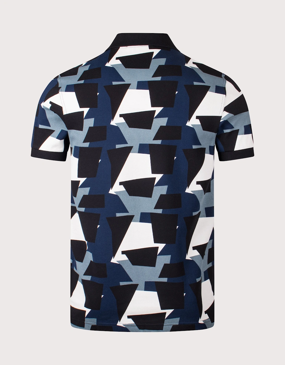 Fragment Print Polo Shirt