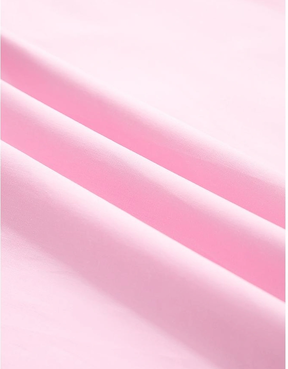 Pink Contrast Striped V Neck Collision Short Puff Sleeve Blouse