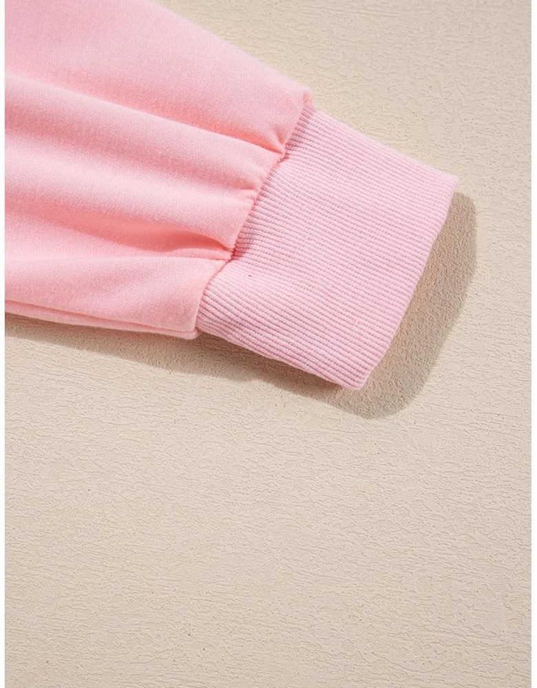 Pink Nutcracker Christmas Crew Neck Sweatshirt