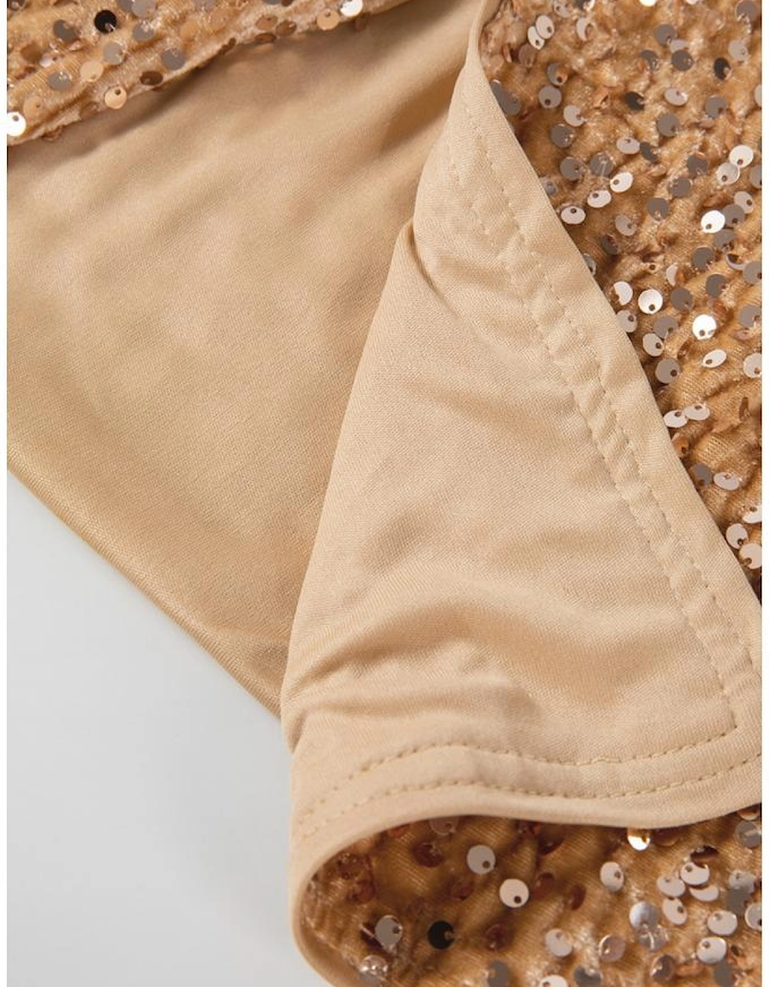 Golden Fleece Sequined Open Front Cropped Jacket, 13 of 12