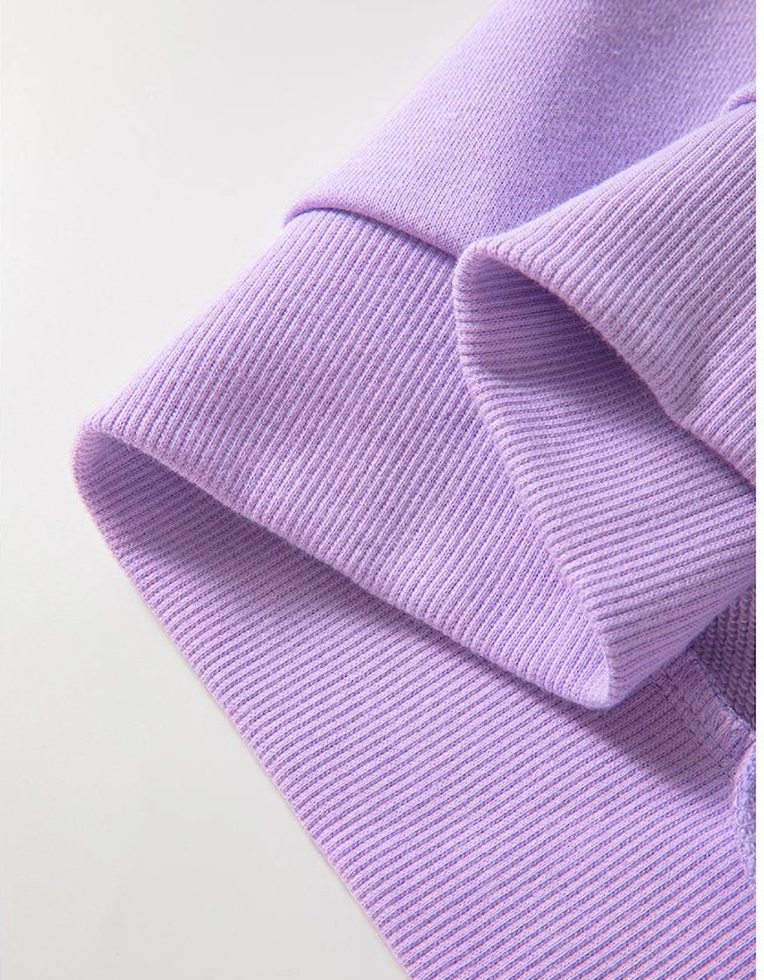 Orchid Petal Sequin Patchwork Long Sleeve Pullover Top