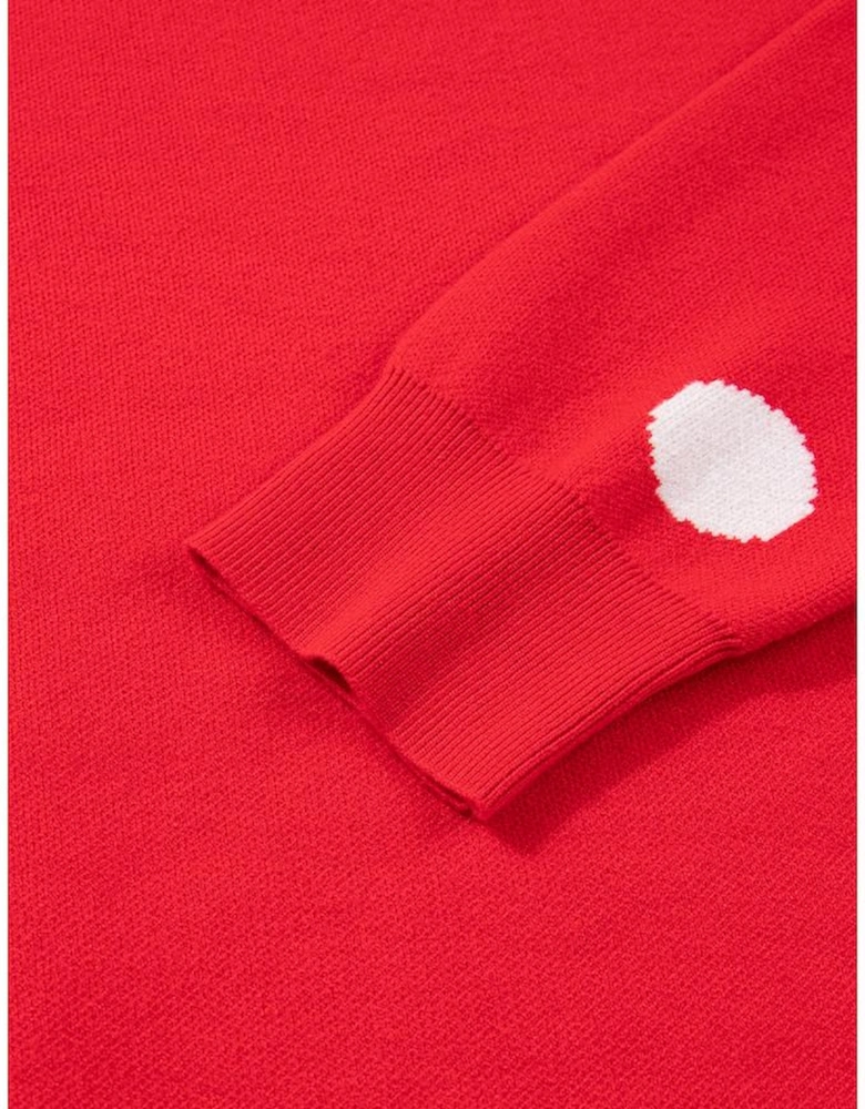 Red Dahlia LET IT SNOW Graphic Christmas Holiday Loose Sweater