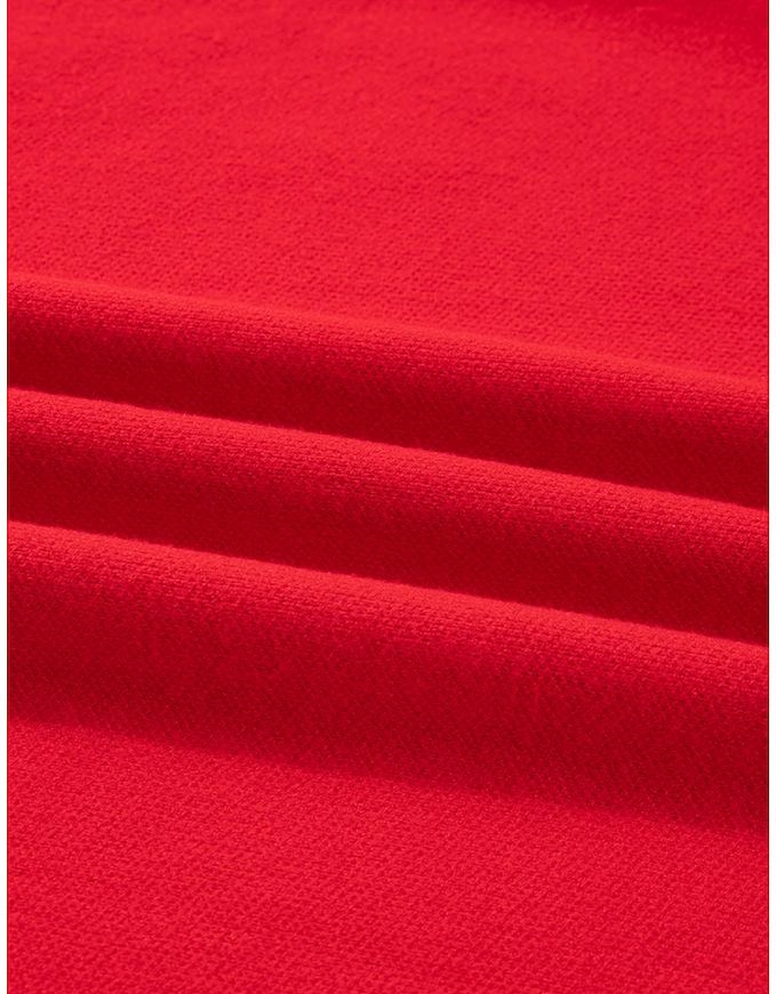 Red Dahlia LET IT SNOW Graphic Christmas Holiday Loose Sweater