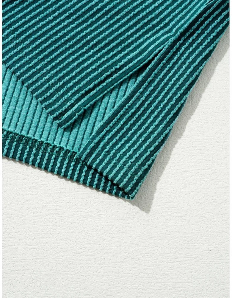 Skobeloff Merry Graphic Corded Batwing Sleeve Knit Top