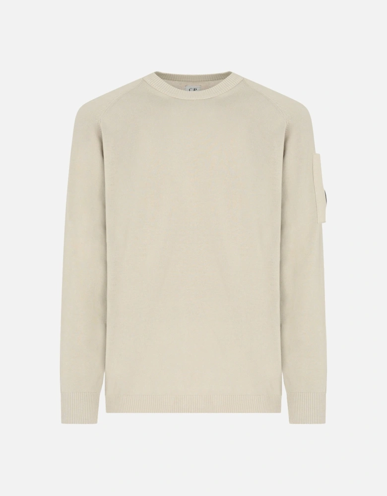 COTTON CREPE SWEATER