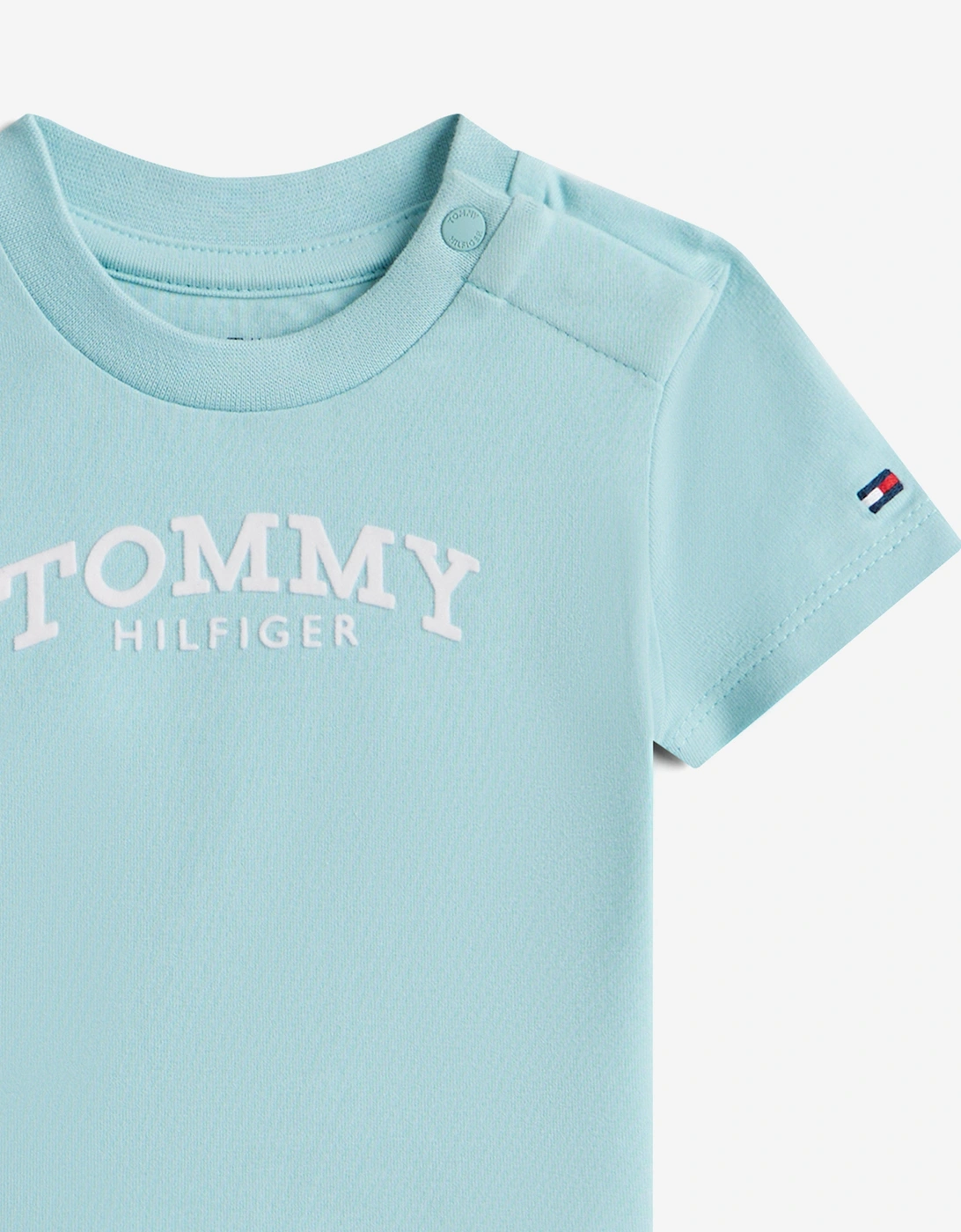 Baby Boys Monotype Logo T-Shirt in Blue