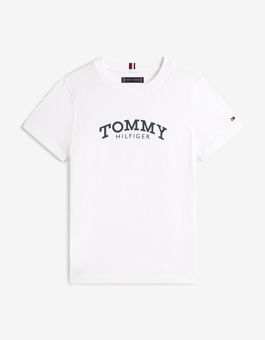 Boys Monotype Print Graphic T-Shirt in White, 6 of 5