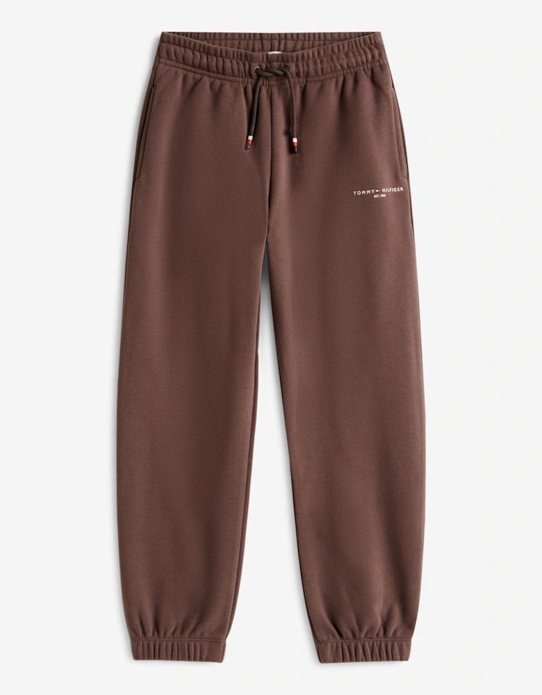 Kids Mini Corp Joggers in Brown
