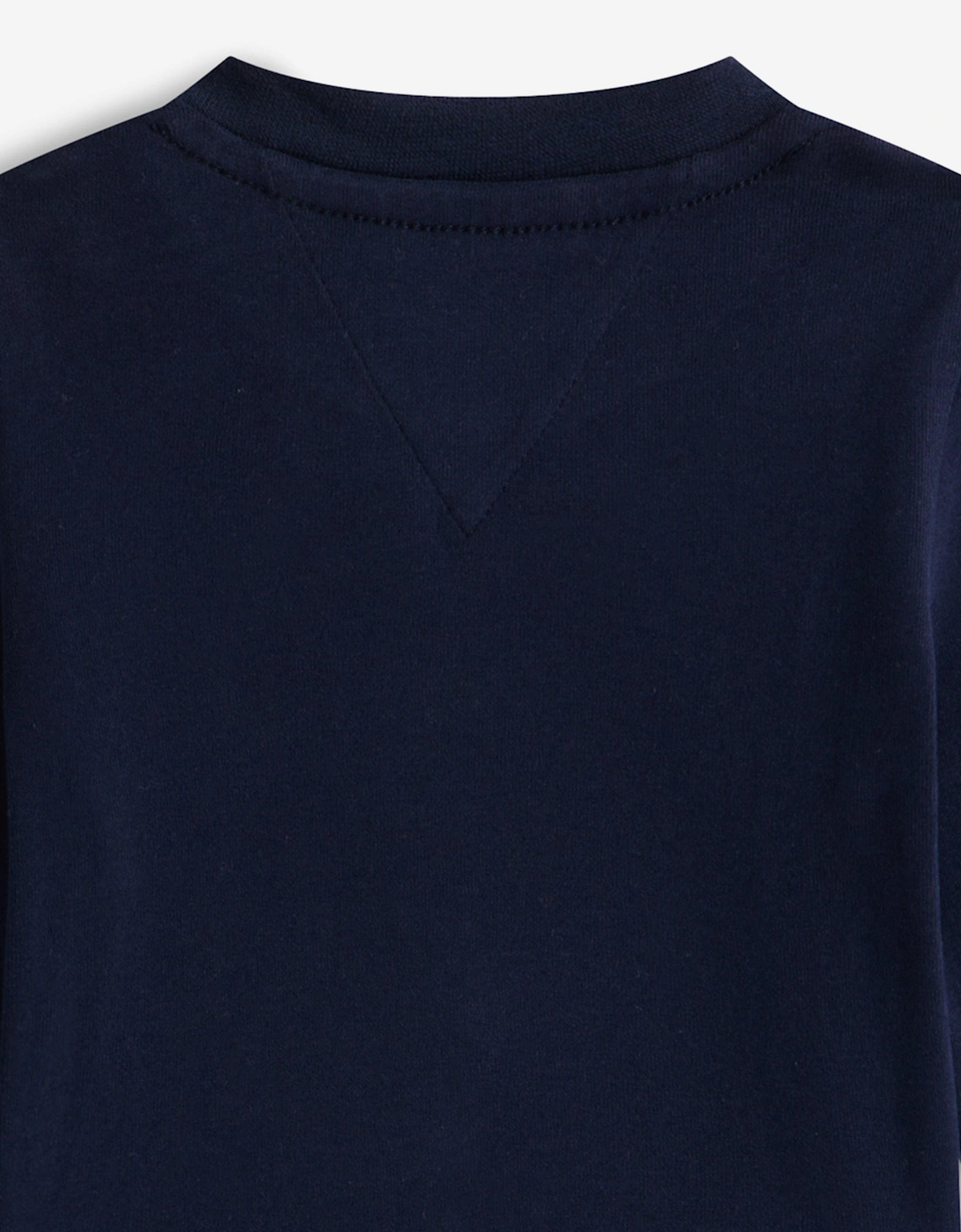 Baby Boys Monotype Logo Long Sleeve T-Shirt in Navy