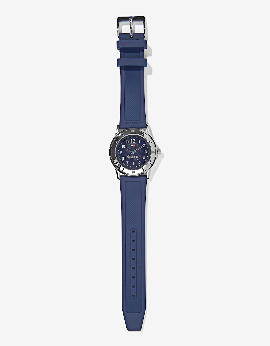 Boys Silicone Strap Watch in Navy 34mm (One Size)