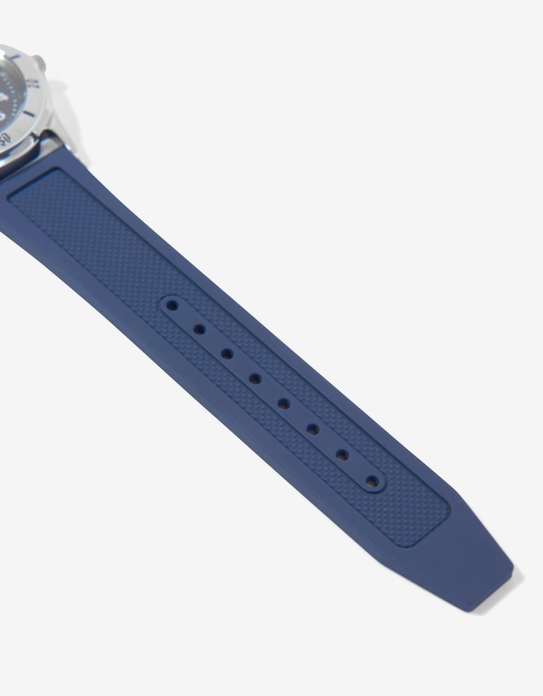 Boys Silicone Strap Watch in Navy 34mm (One Size)