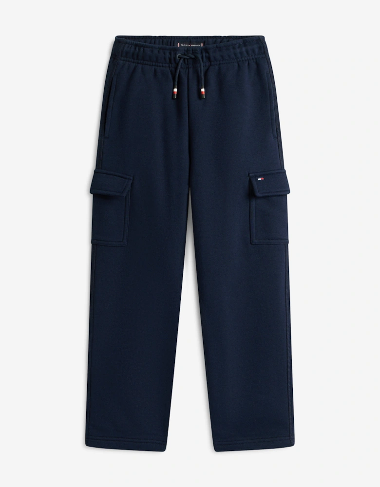 Boys Cargo Joggers in Navy
