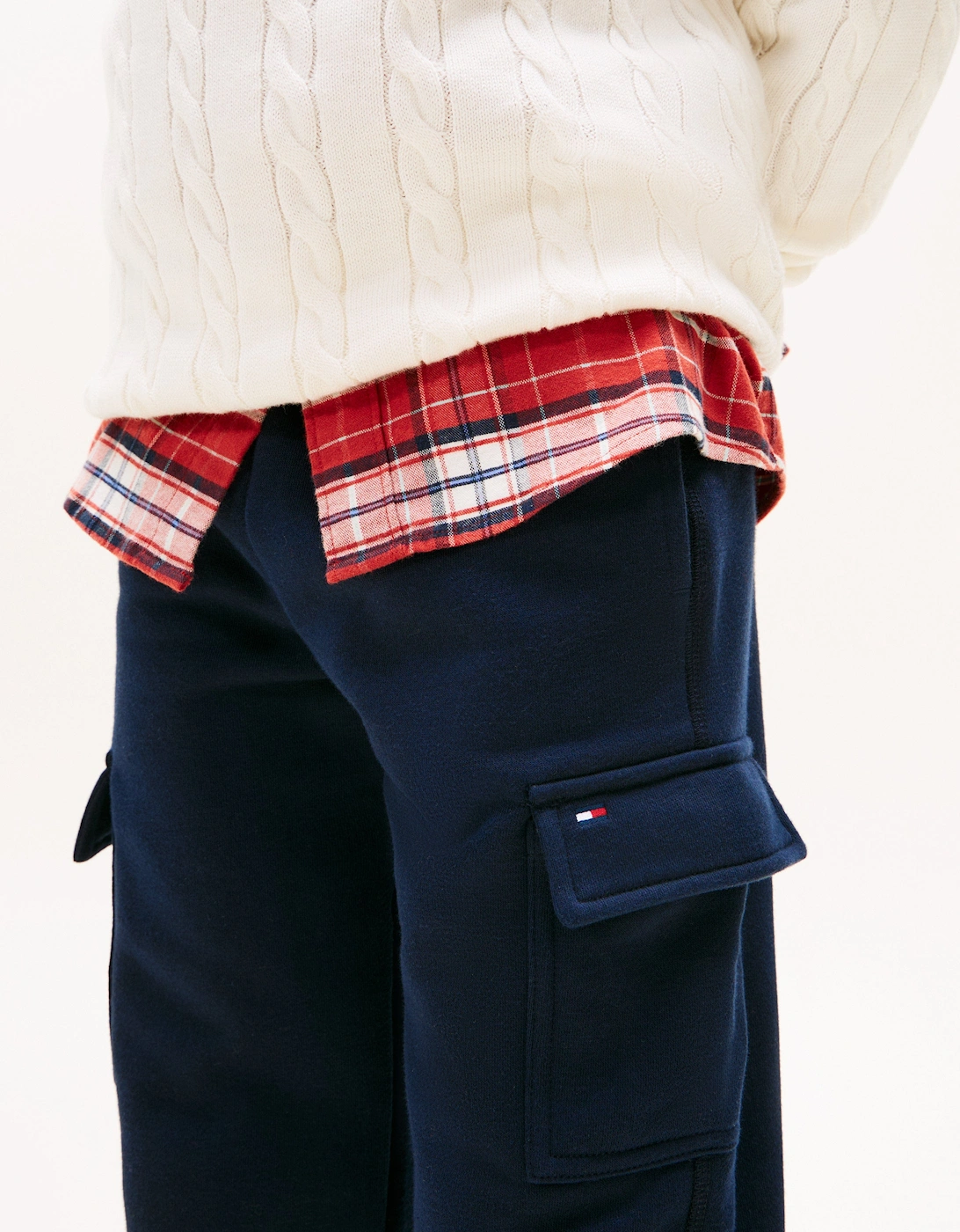 Boys Cargo Joggers in Navy